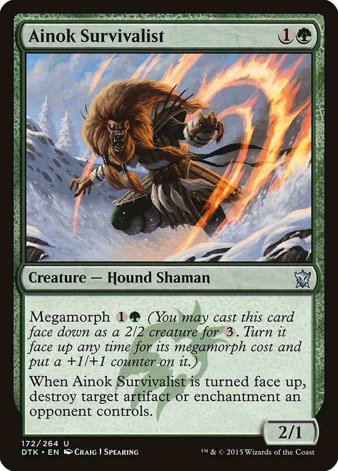 Ainok Survivalist 172 card from Dragons of Tarkir