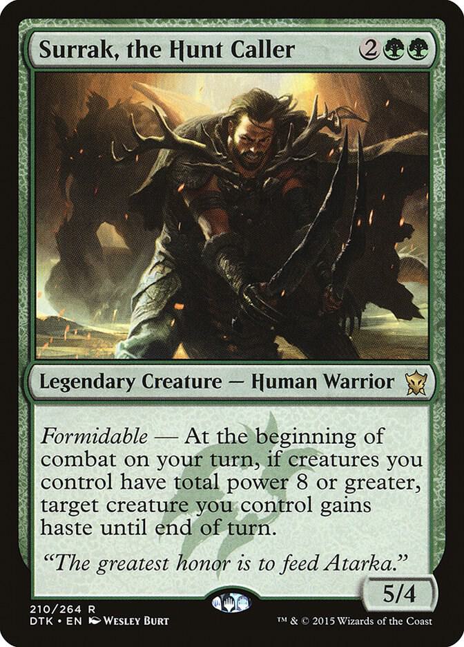Surrak, the Hunt Caller 210 card from Dragons of Tarkir