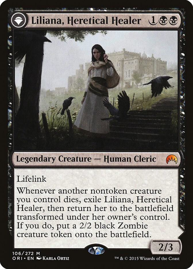 Liliana, Heretical Healer 106 card from Magic Origins