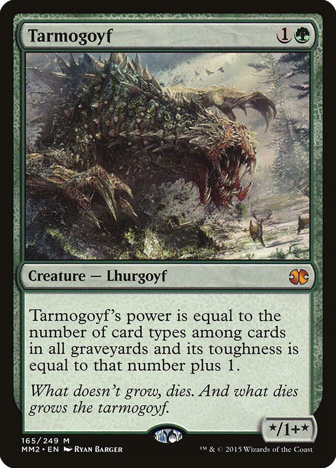 Tarmogoyf 165 card from Modern Masters 2015