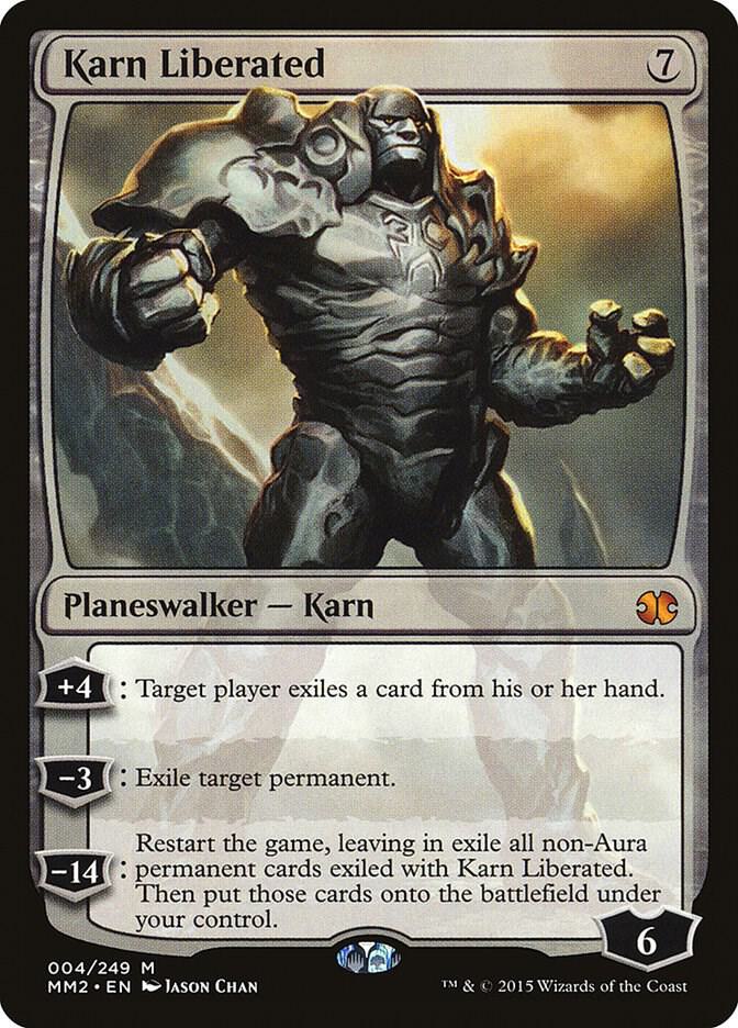 Karn Liberated 4 card from Modern Masters 2015