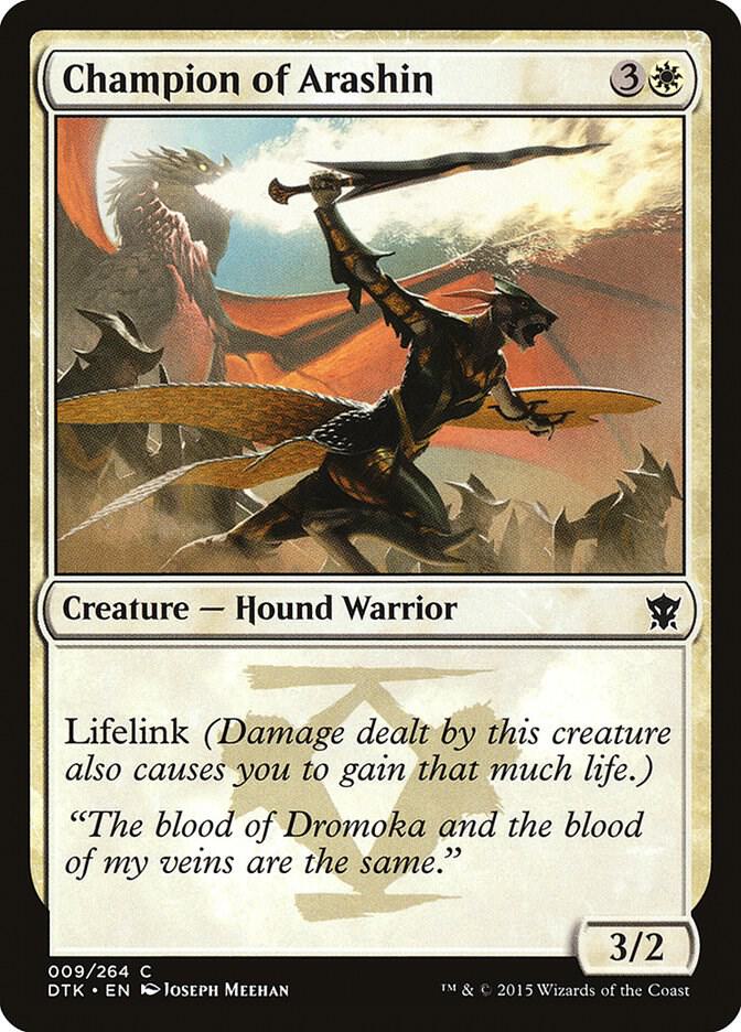 Champion of Arashin 9 card from Dragons of Tarkir