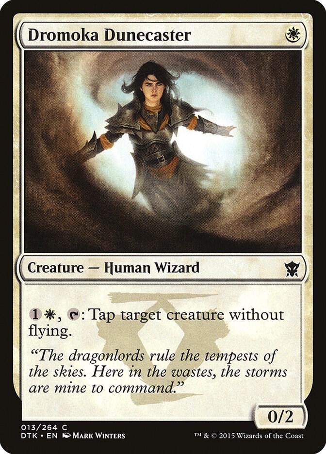 Dromoka Dunecaster 13 card from Dragons of Tarkir