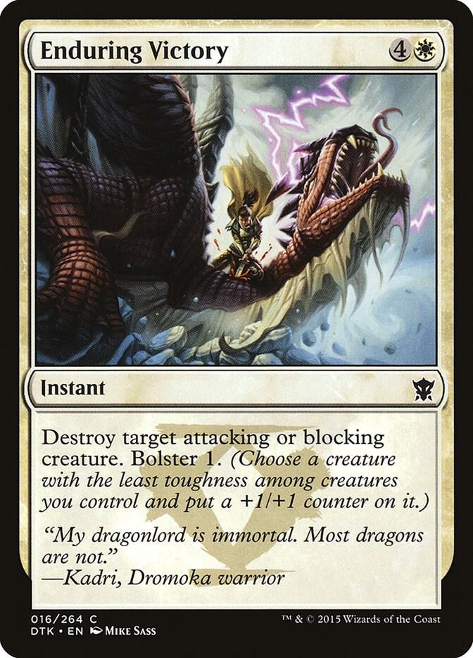 Enduring Victory 16 card from Dragons of Tarkir
