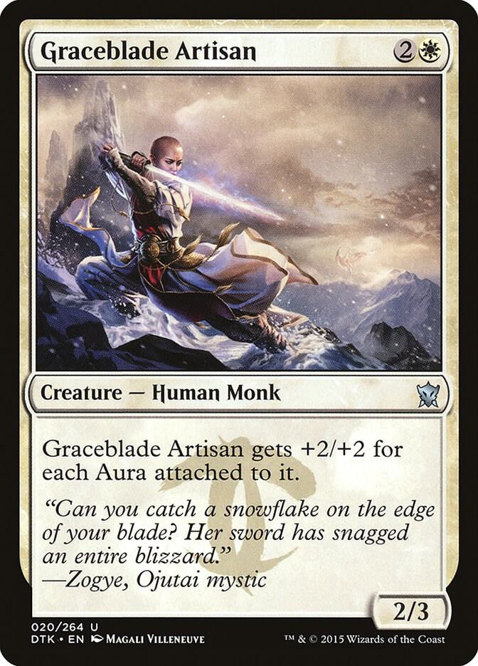 Graceblade Artisan 20 card from Dragons of Tarkir