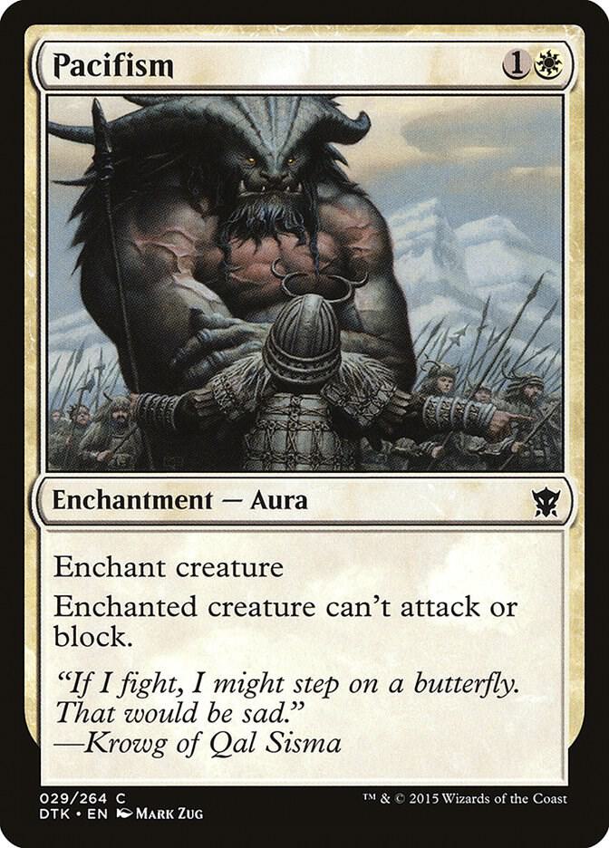Pacifism 29 card from Dragons of Tarkir