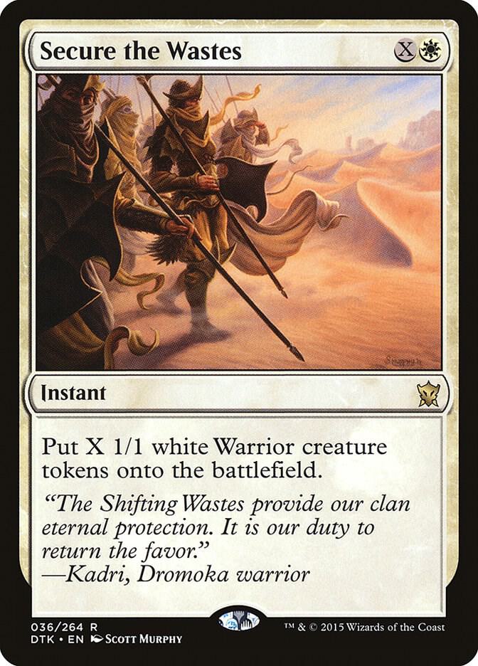 Secure the Wastes 36 card from Dragons of Tarkir
