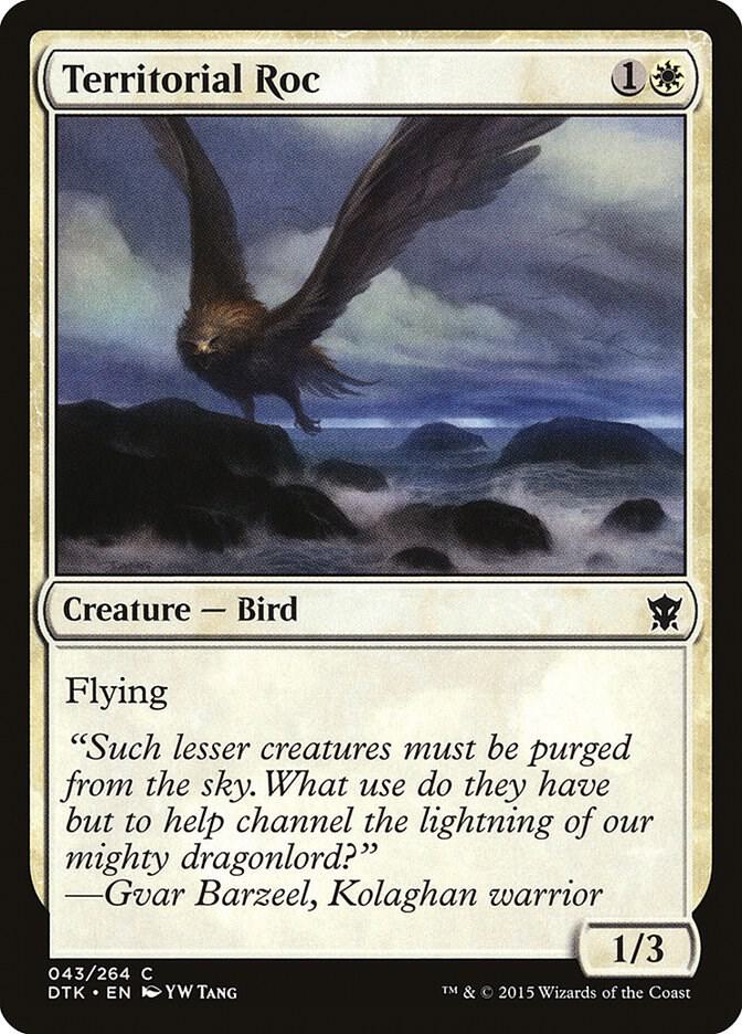 Territorial Roc 43 card from Dragons of Tarkir