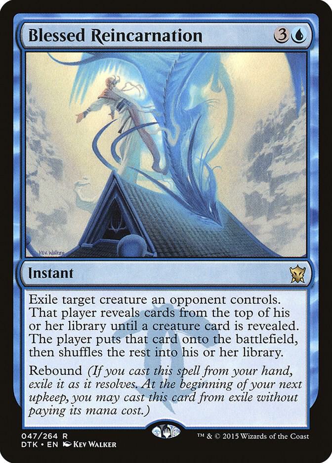 Blessed Reincarnation 47 card from Dragons of Tarkir