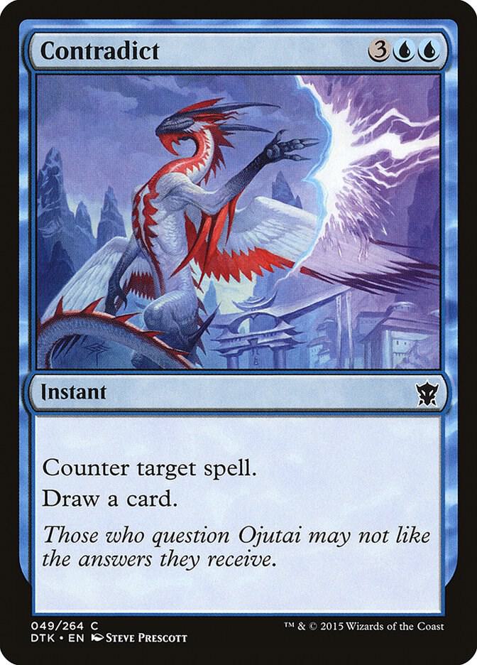 Contradict 49 card from Dragons of Tarkir