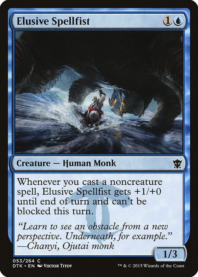 Elusive Spellfist 53 card from Dragons of Tarkir