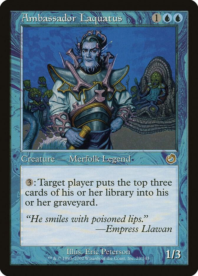Ambassador Laquatus 23 card from Torment