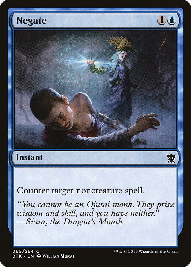 Negate 65 card from Dragons of Tarkir