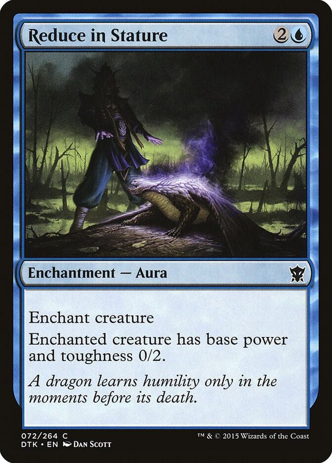 Reduce in Stature 72 card from Dragons of Tarkir