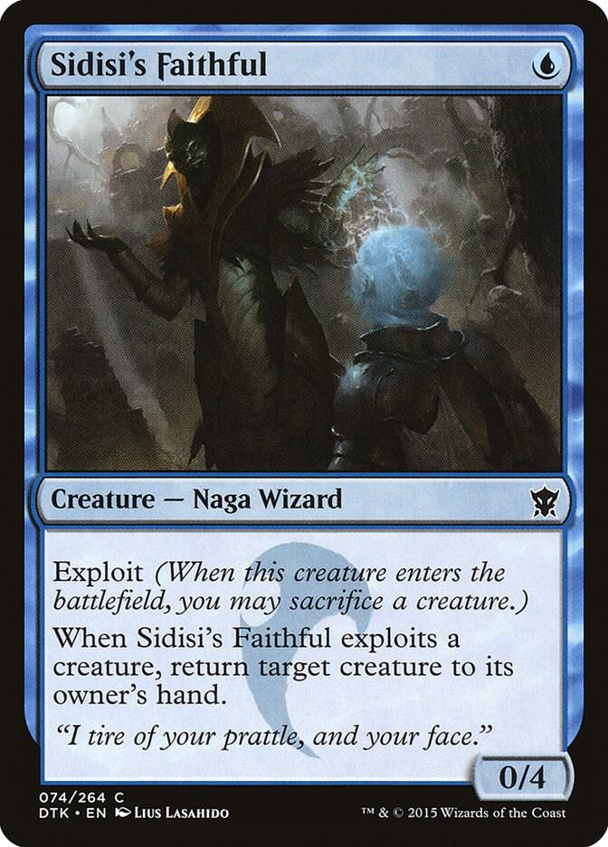 Sidisi's Faithful 74 card from Dragons of Tarkir