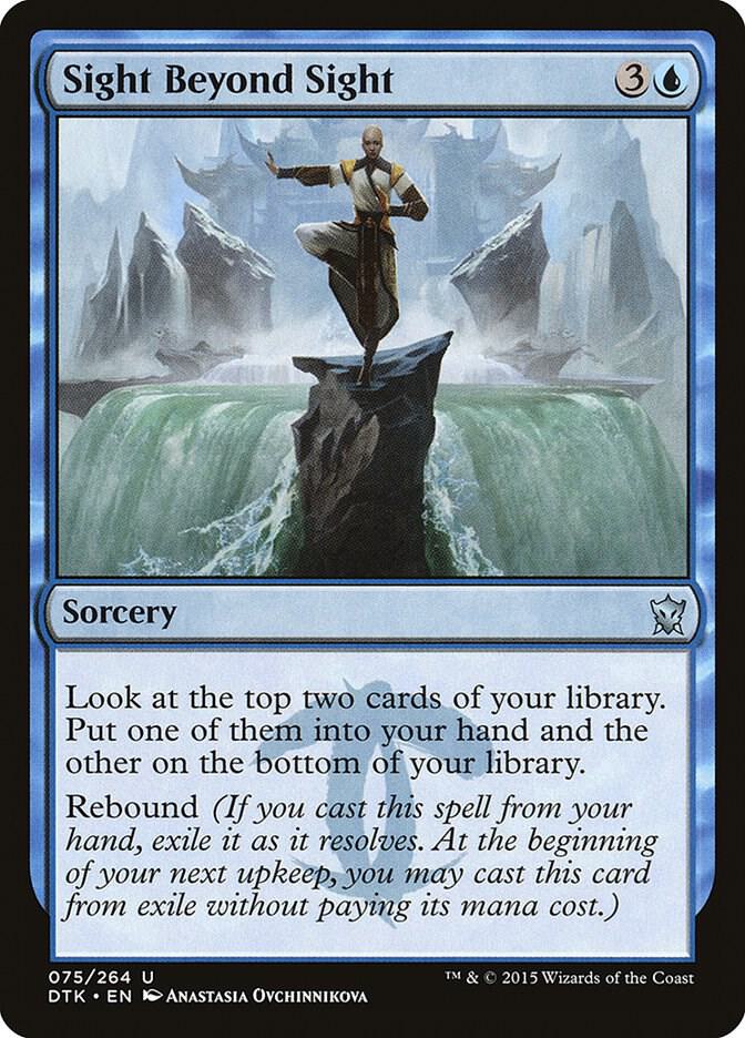 Sight Beyond Sight 75 card from Dragons of Tarkir