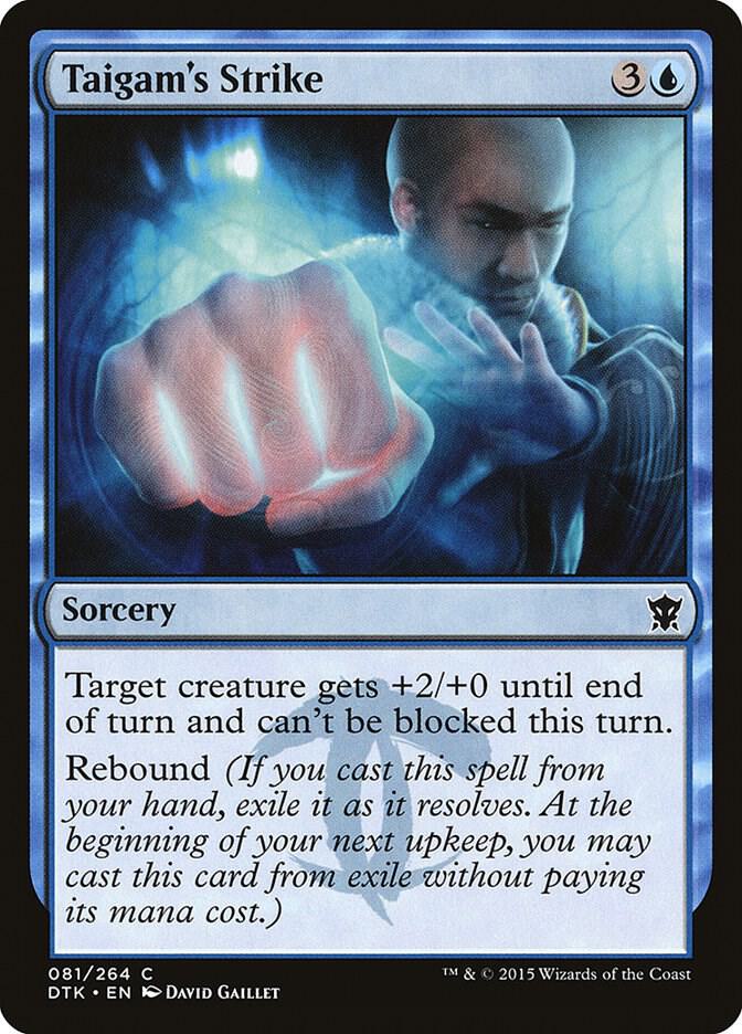 Taigam's Strike 81 card from Dragons of Tarkir