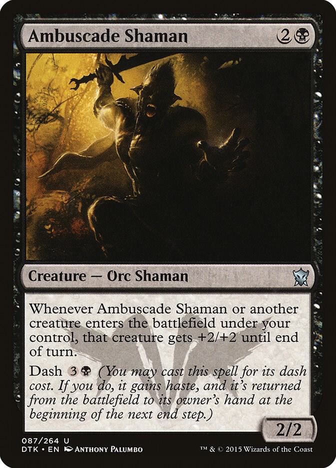 Ambuscade Shaman 87 card from Dragons of Tarkir