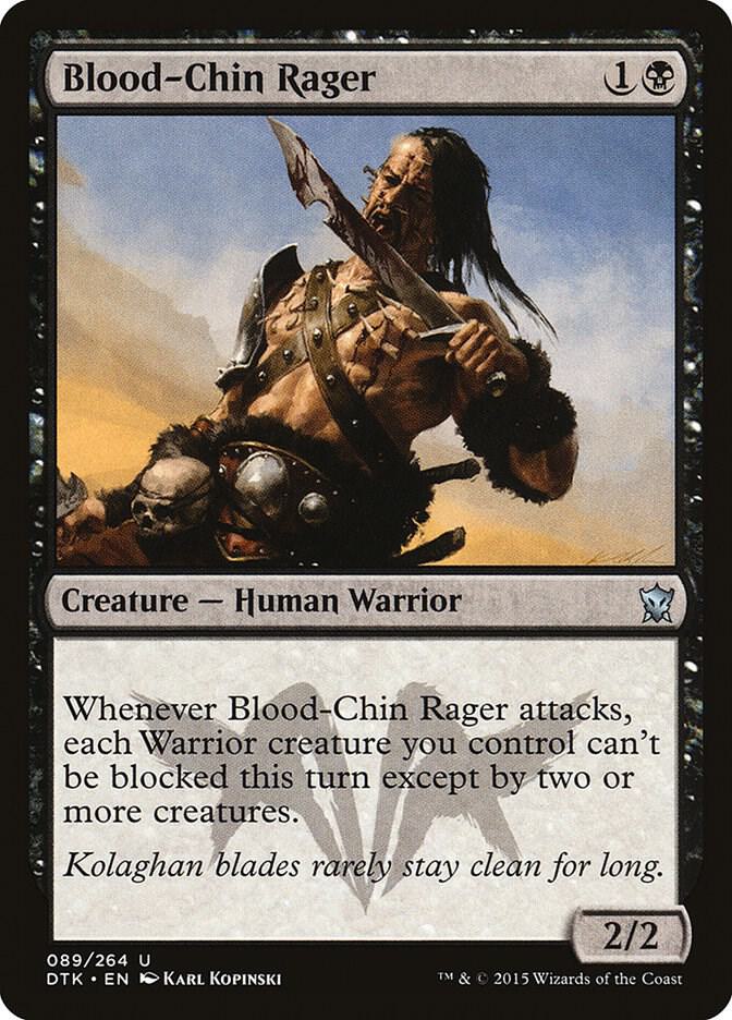 Blood-Chin Rager 89 card from Dragons of Tarkir