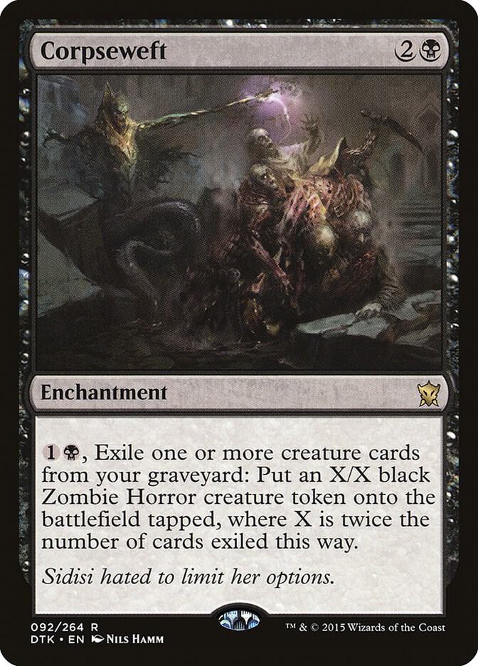 Corpseweft 92 card from Dragons of Tarkir
