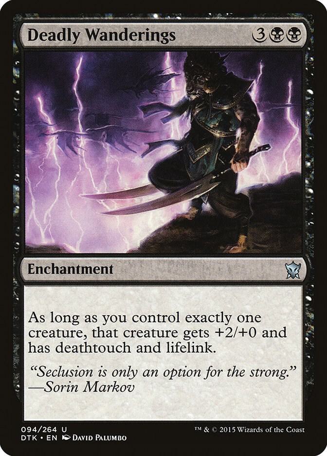 Deadly Wanderings 94 card from Dragons of Tarkir