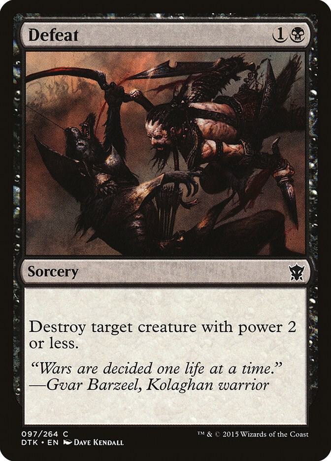 Defeat 97 card from Dragons of Tarkir