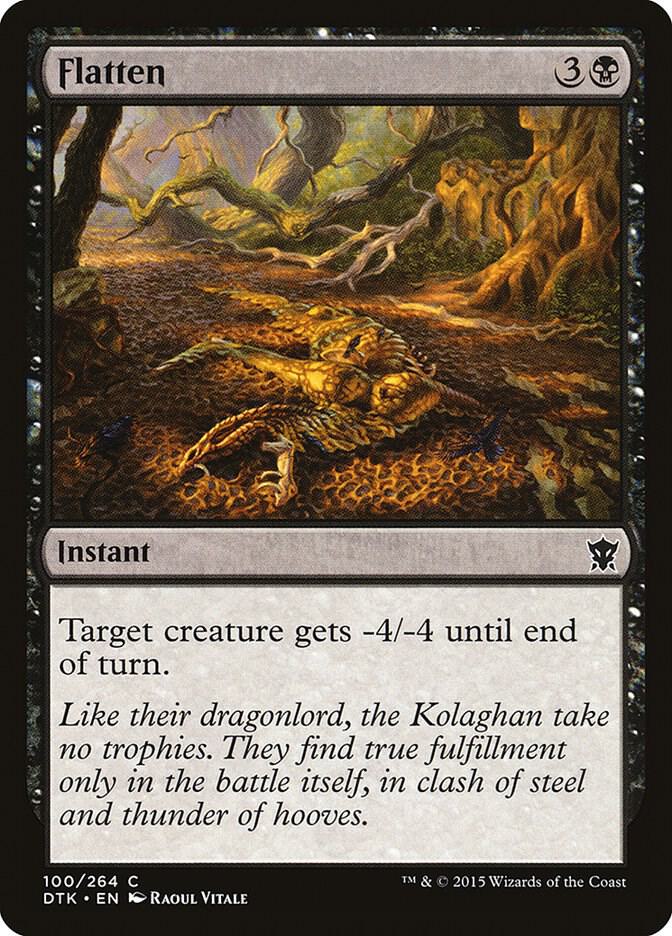 Flatten 100 card from Dragons of Tarkir