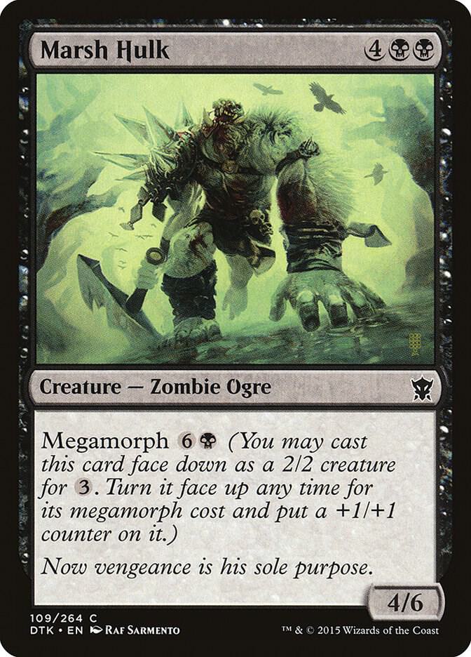 Marsh Hulk 109 card from Dragons of Tarkir
