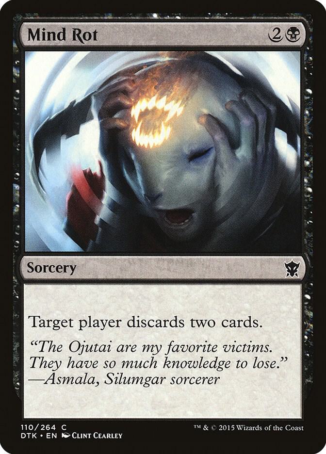 Mind Rot 110 card from Dragons of Tarkir