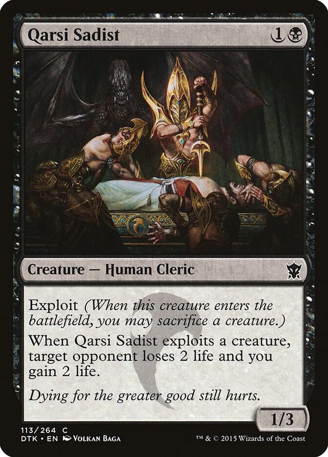 Qarsi Sadist 113 card from Dragons of Tarkir