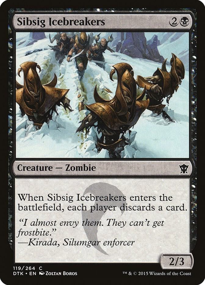 Sibsig Icebreakers 119 card from Dragons of Tarkir