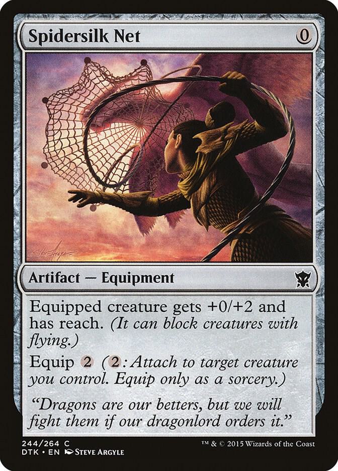 Spidersilk Net 244 card from Dragons of Tarkir