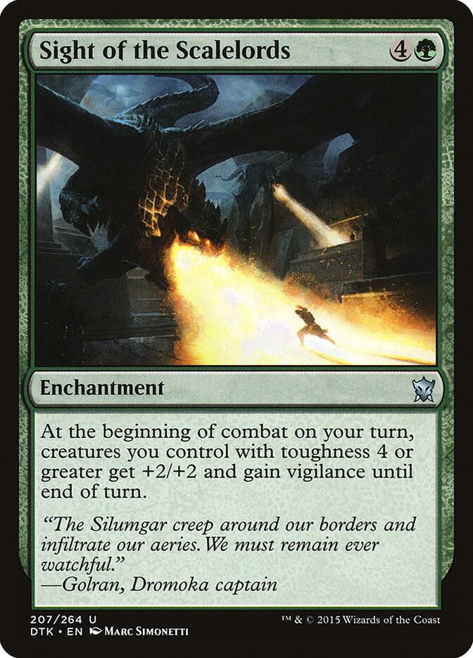 Sight of the Scalelords 207 card from Dragons of Tarkir