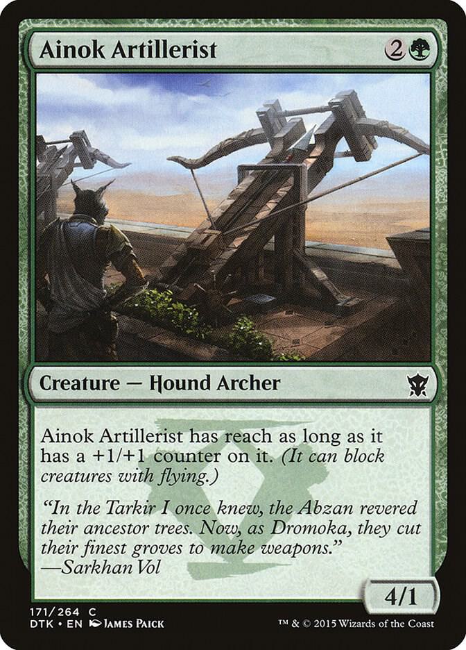 Ainok Artillerist 171 card from Dragons of Tarkir