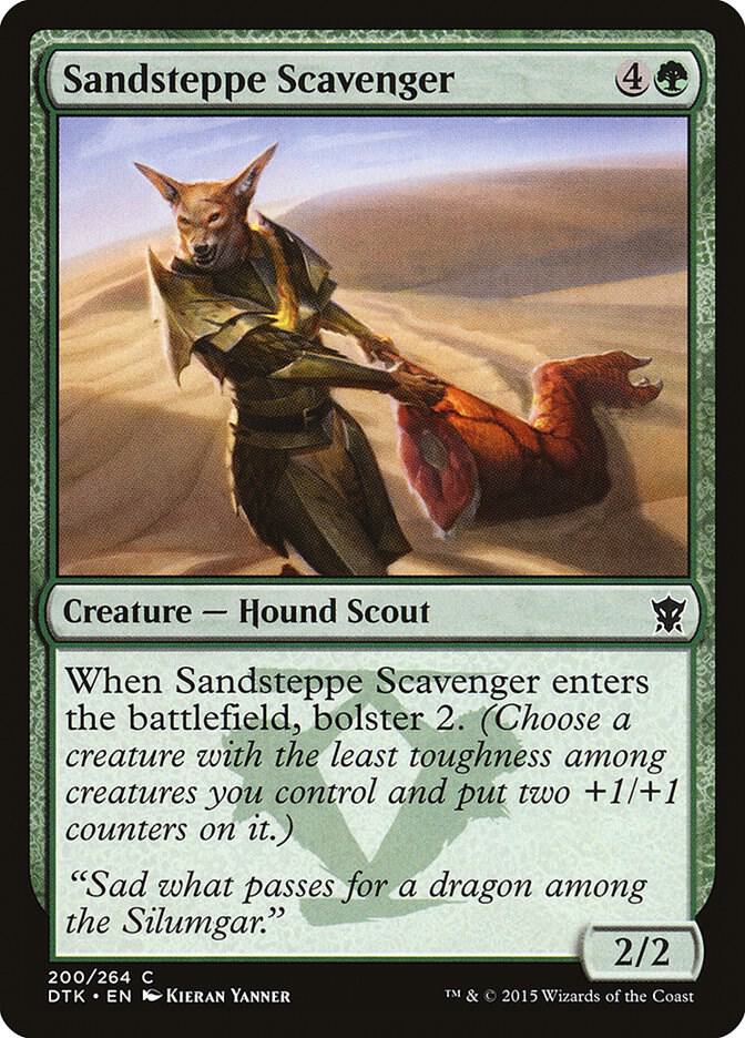 Sandsteppe Scavenger 200 card from Dragons of Tarkir