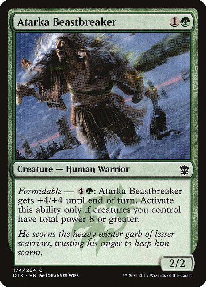 Atarka Beastbreaker 174 card from Dragons of Tarkir