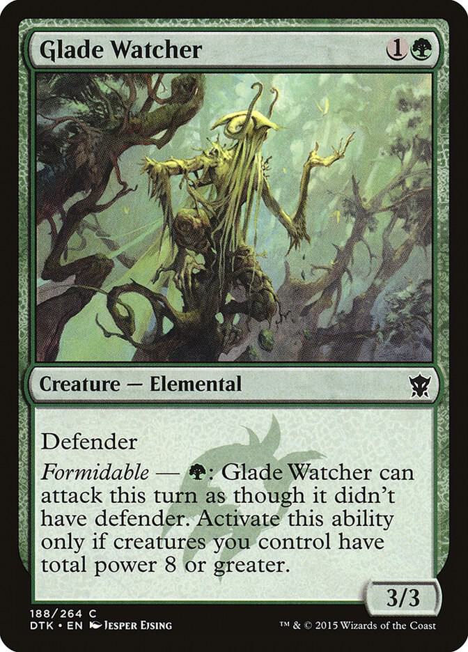 Glade Watcher 188 card from Dragons of Tarkir