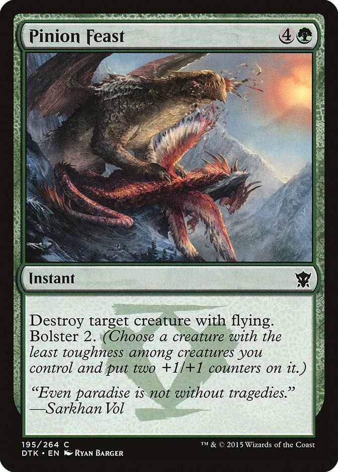 Pinion Feast 195 card from Dragons of Tarkir