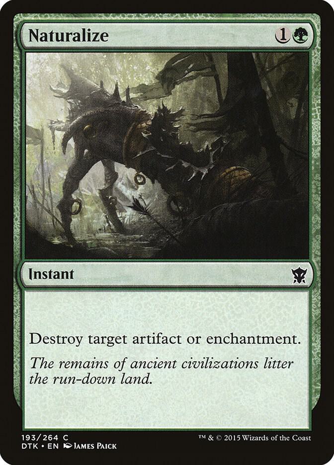 Naturalize 193 card from Dragons of Tarkir