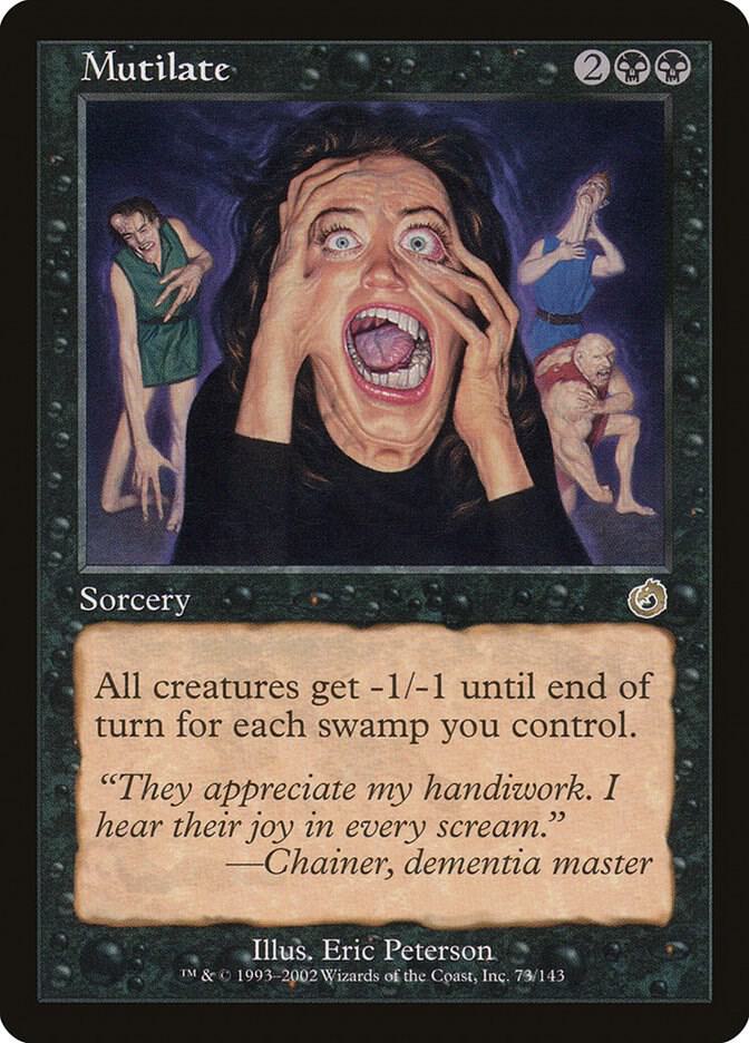 Mutilate 73 card from Torment
