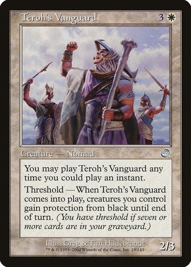 Teroh's Vanguard 19 card from Torment