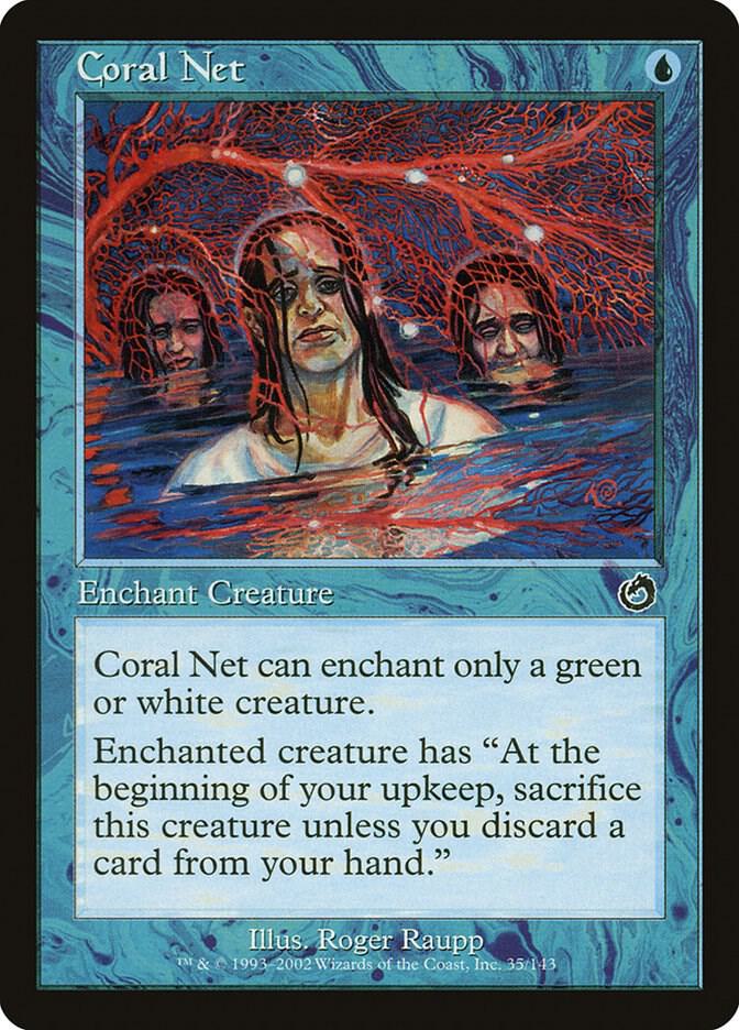 Coral Net 35 card from Torment