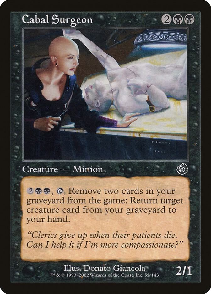 Cabal Surgeon 52 card from Torment