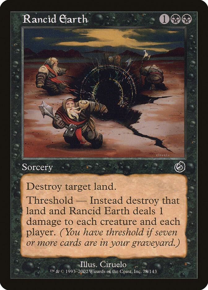 Rancid Earth 78 card from Torment