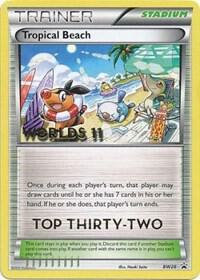 Tropical Beach (Worlds 11) [Top 32] BW28 card from Black and White Promos