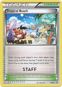 Tropical Beach (Worlds 11) [Staff] BW28 card from Black and White Promos