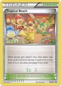 Tropical Beach (Worlds 12) [Staff] BW50 card from Black and White Promos