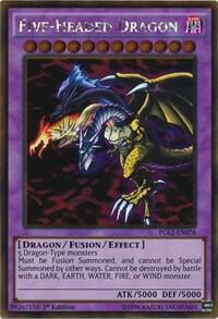 Five-Headed Dragon PGL2-EN078 card from Premium Gold: Return of the Bling