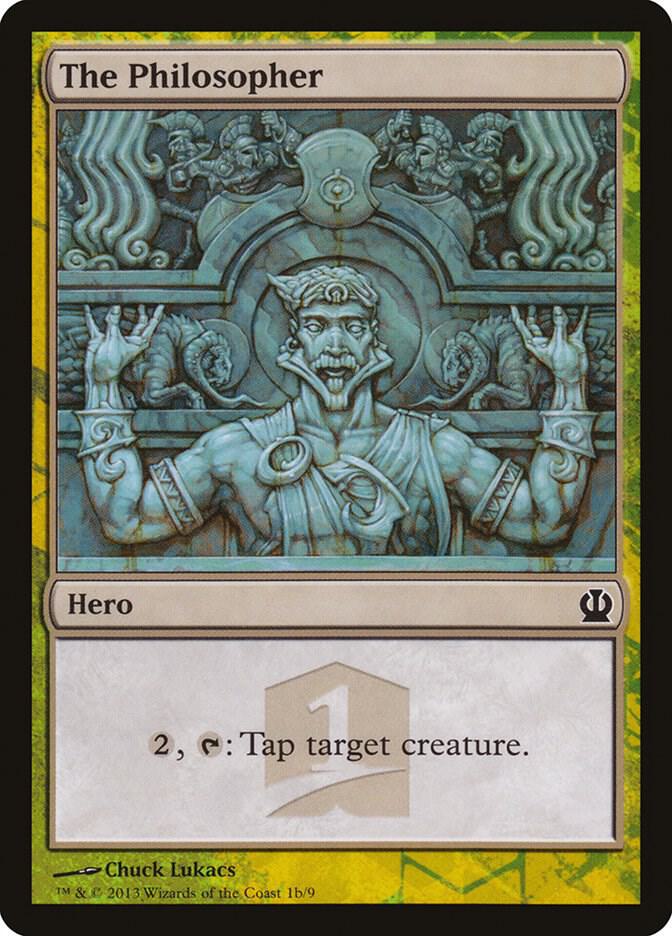 The Philosopher 1b card from Hero's Path Promos