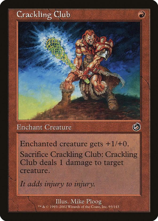 Crackling Club 93 card from Torment